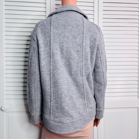 BANANA REPUBLIC Gray Cocoon Zip Jacket Size XS - Picture 10 of 10